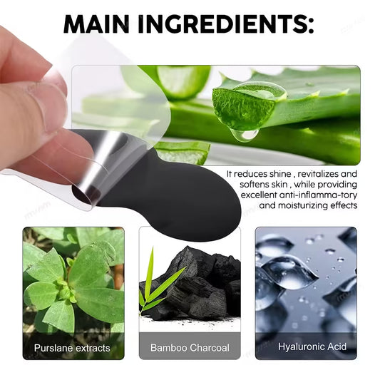 Unisex Blackhead Removal Mask Peel - Deep Cleansing Pore Nose Strips for Clear Skin - Skin Care Mask Patch