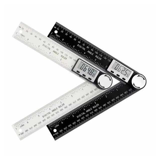 2-in-1 Digital Angle Finder & Protractor – High-Accuracy Measuring Tool for Woodworking & DIY | Multifunction Scale Gauge