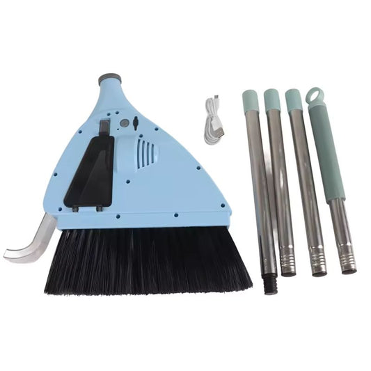 2-in-1 Cordless Vacuum Broom & Sweeper – USB Rechargeable Lightweight Vacuum Cleaner for Home, Bedroom & Office