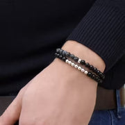 Ensemble de 2 bracelets à petites perles (EGBT069)