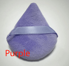 Éponges à maquillage triangulaires en velours – Outils de mélange doux et réutilisables pour une application impeccable | Éponges pour le visage et la beauté 