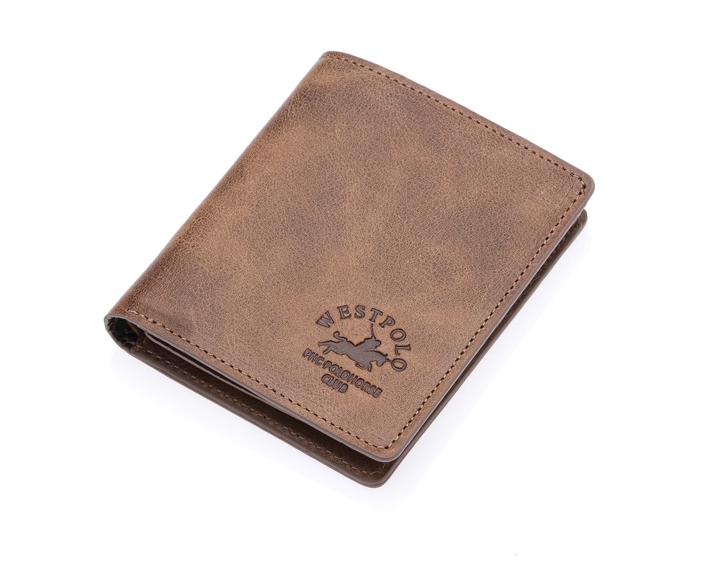 Westpolo Martini Genuine Leather Men's Wallet Card Holder With Large Card Holder Compartment (1590C)