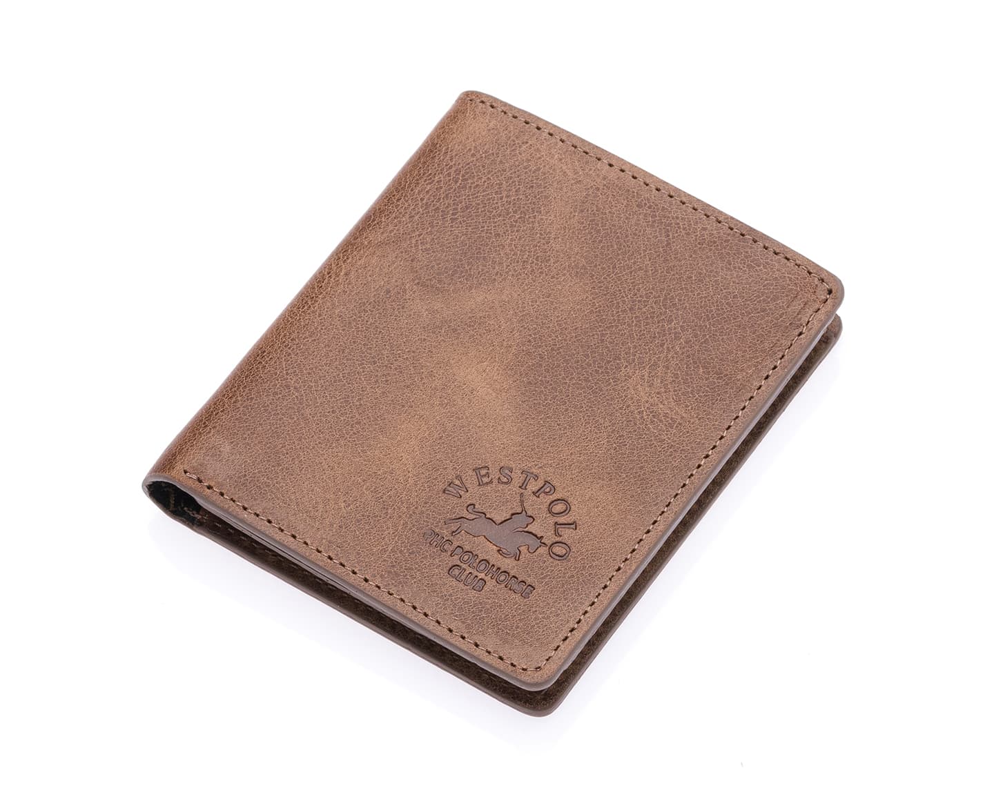Westpolo Martini Genuine Leather Men's Wallet Card Holder With Large Card Holder Compartment (1590C)