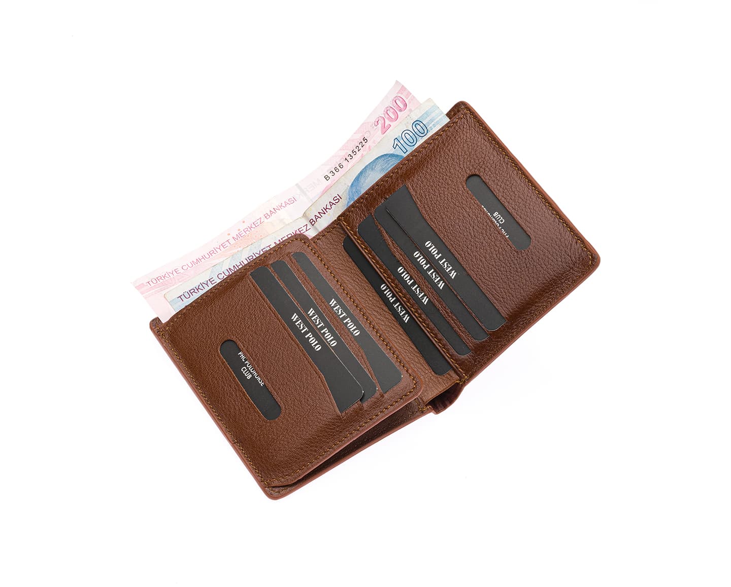 Westpolo Martini Genuine Leather Men's Wallet Card Holder With Large Card Holder Compartment (1590)