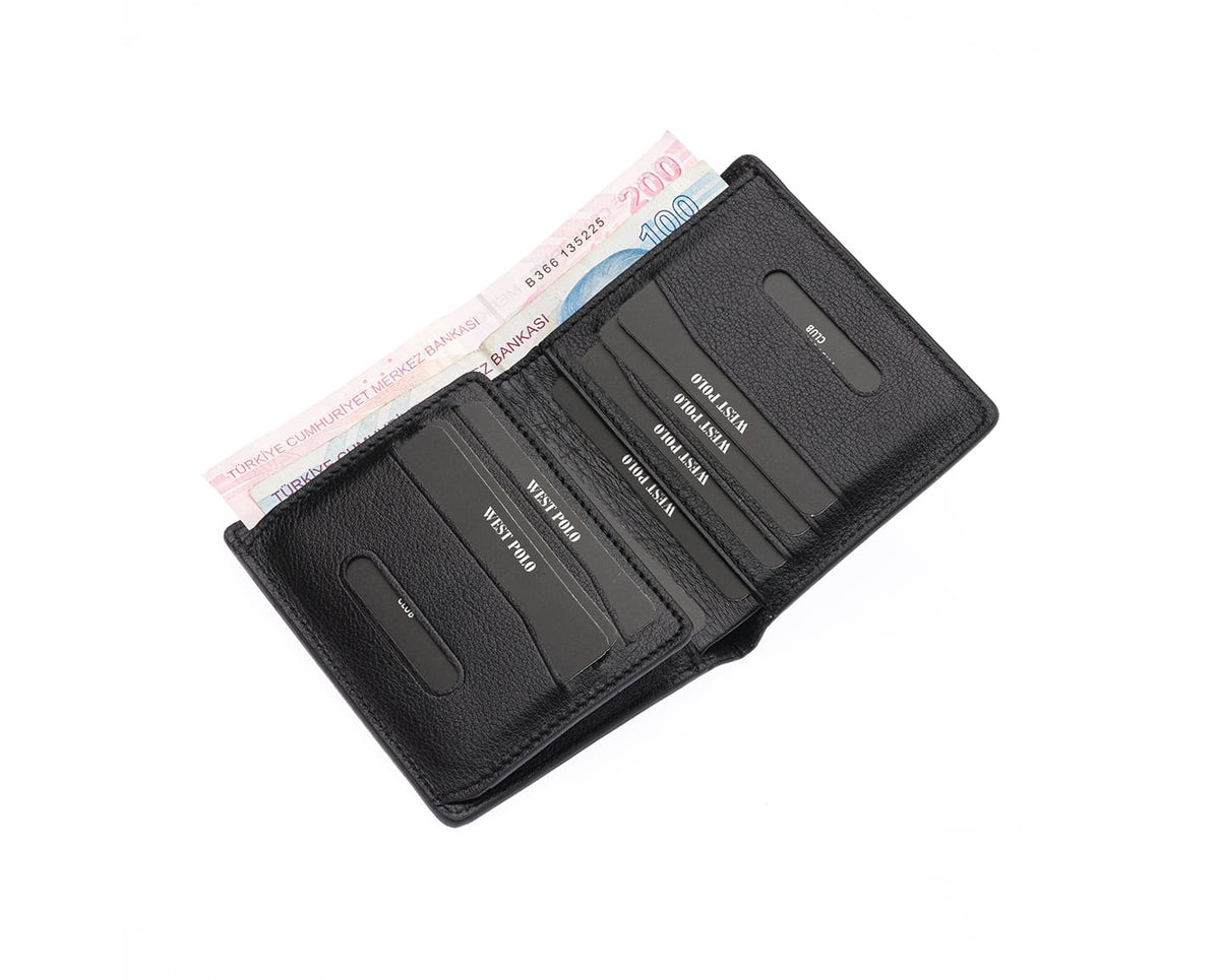 Westpolo Martini Genuine Leather Men's Wallet Card Holder