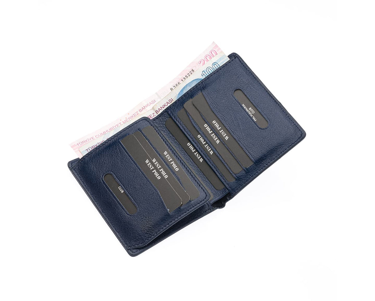 Westpolo Martini Genuine Leather Men's Wallet Card Holder