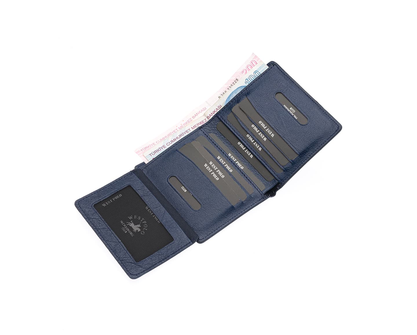 Westpolo Martini Genuine Leather Men's Wallet Card Holder With Large Card Holder Compartment (1590)