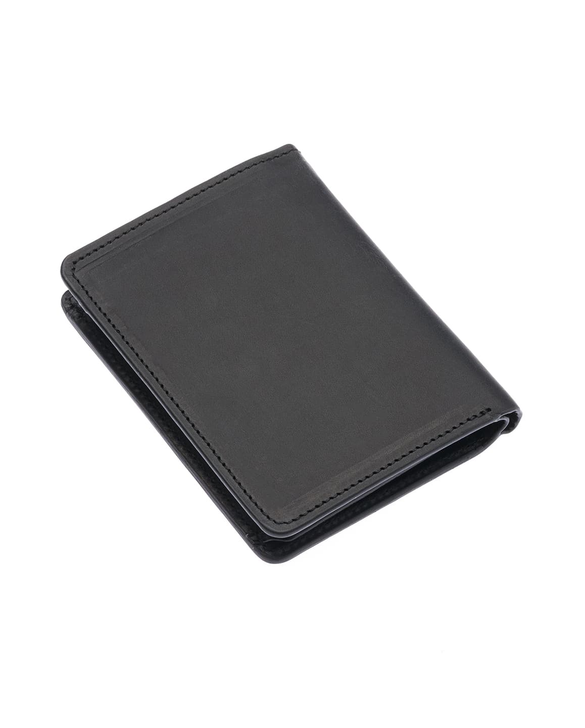 Porte-cartes Westpolo Pimm grand format avec bords compartimentés, portefeuille unisexe en cuir véritable peint (250C) 