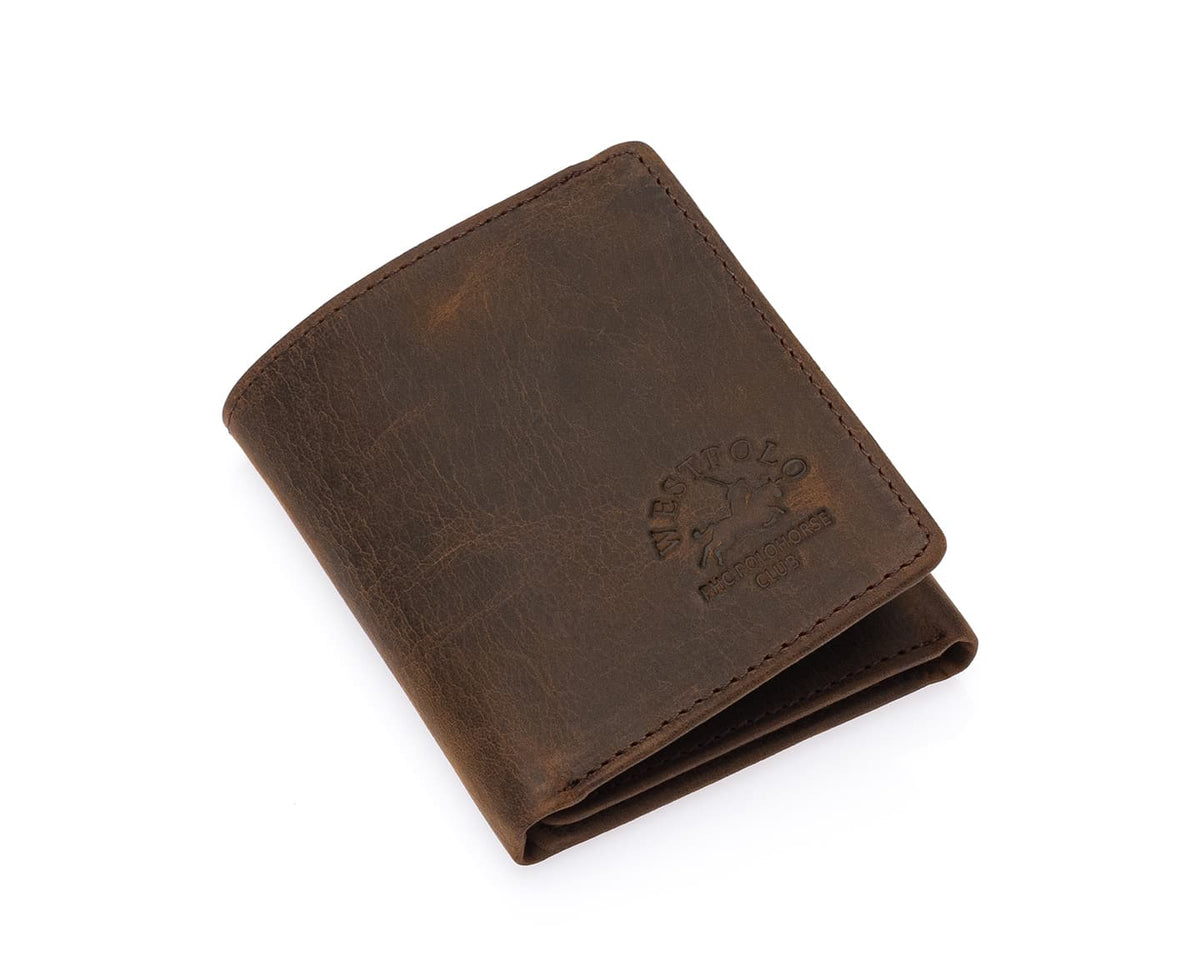 Portefeuille homme Westpolo en cuir véritable (1646)
