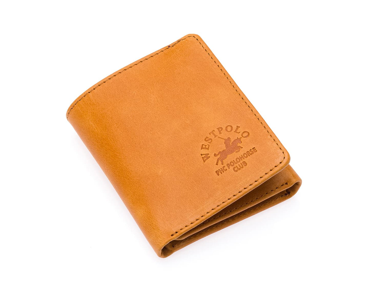 Portefeuille homme Westpolo en cuir véritable (1646)