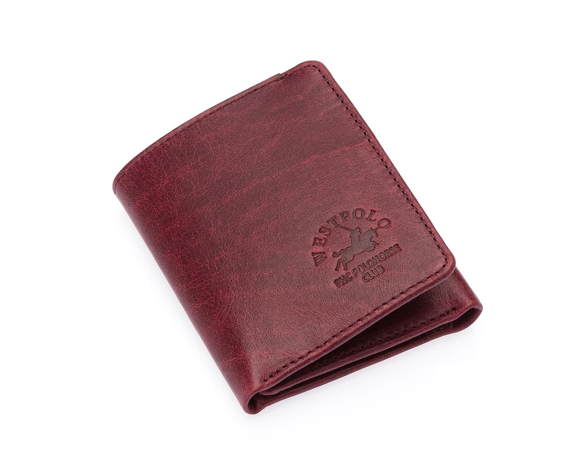 Portefeuille homme Westpolo en cuir véritable (1646)