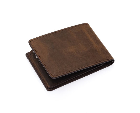 Westpolo Genuine Crazy Leather Men's Wallet (150C)