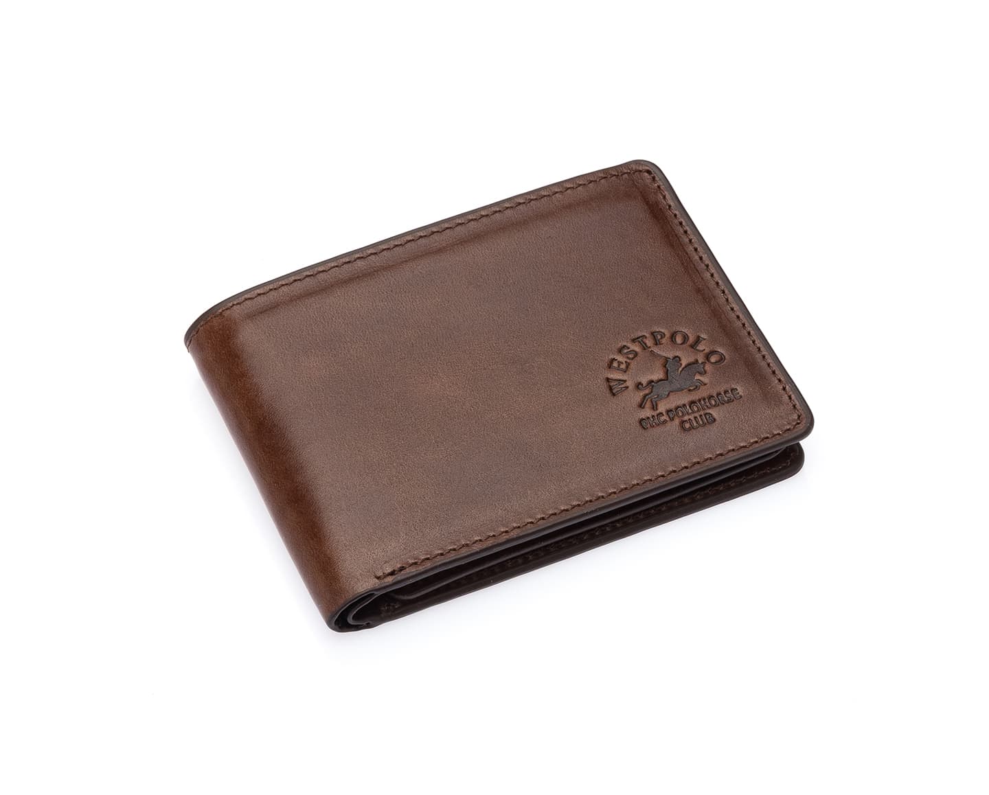 Westpolo Genuine Crazy Leather Men's Wallet (150C)