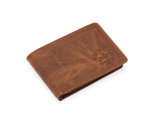 Westpolo Genuine Crazy Leather Men's Wallet (150C)