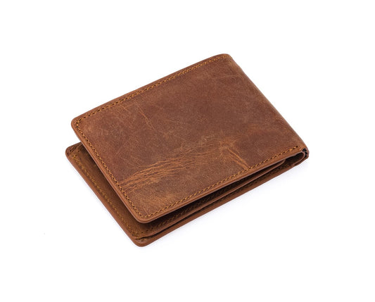 Westpolo Genuine Crazy Leather Men's Wallet (150C)