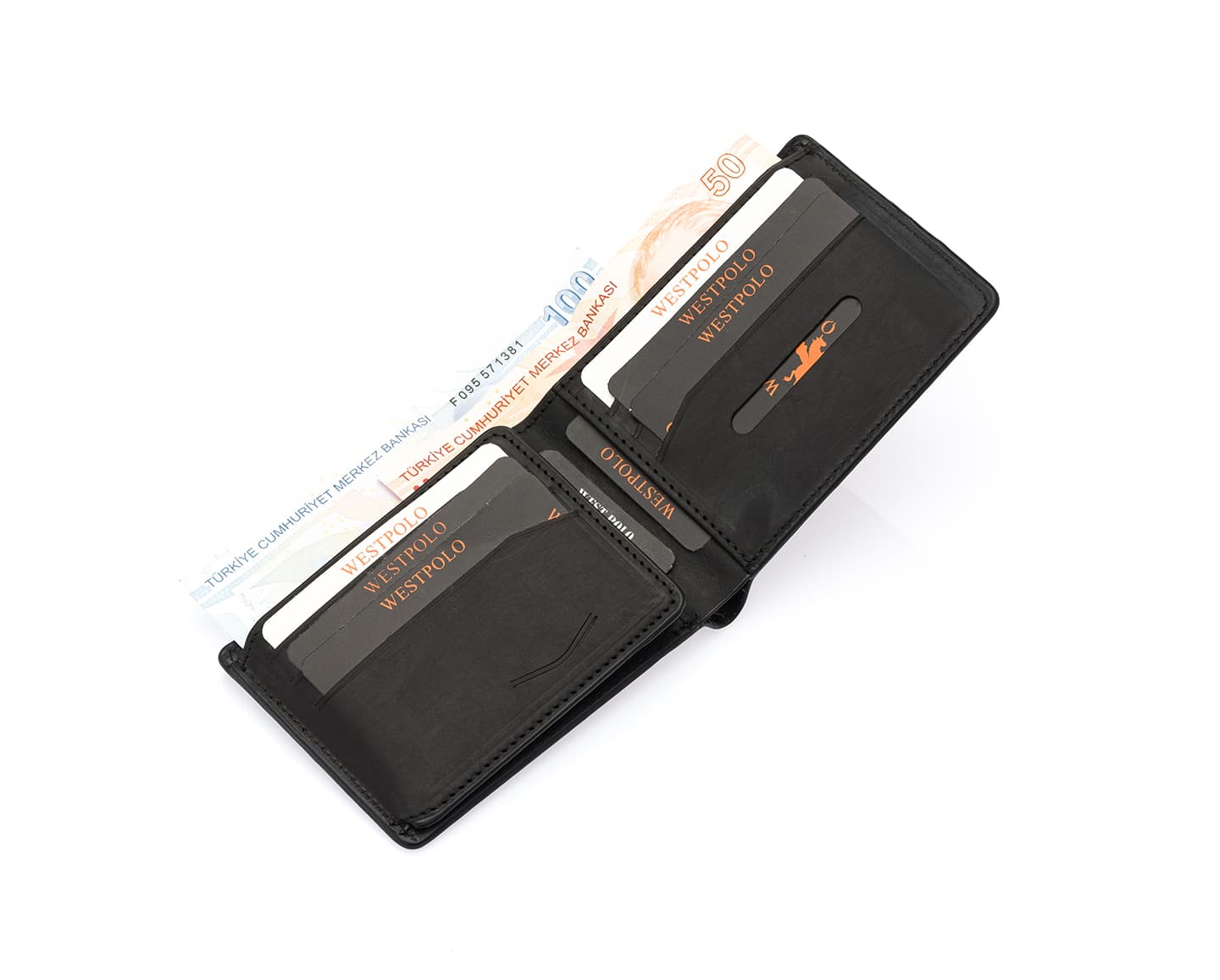 Westpolo Genuine Crazy Leather Men's Wallet (150C)