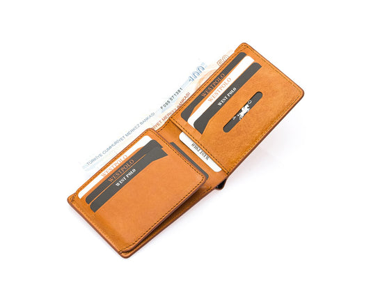 Westpolo Genuine Crazy Leather Men's Wallet (150C)