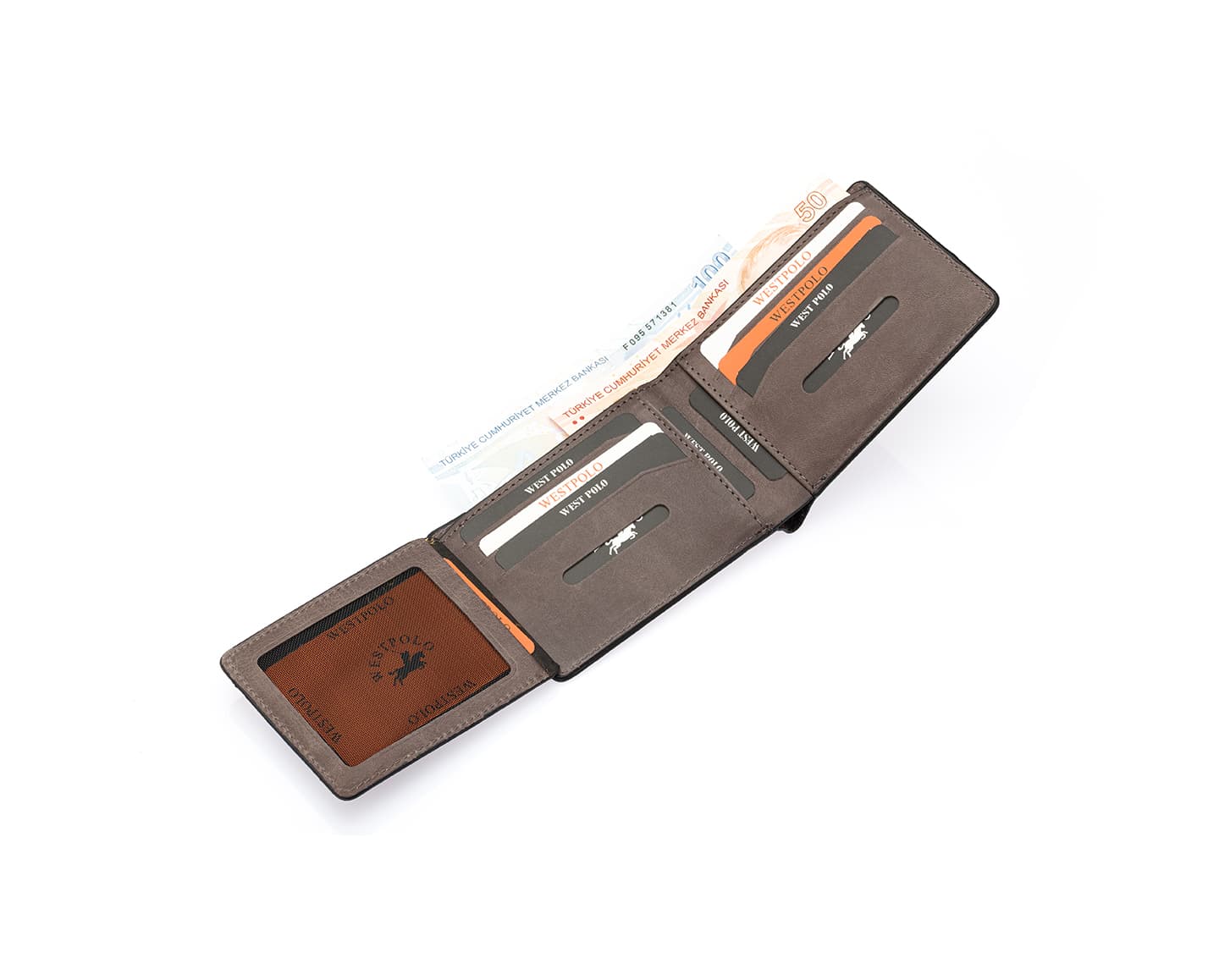 Westpolo Genuine Crazy Leather Men's Wallet (150C)