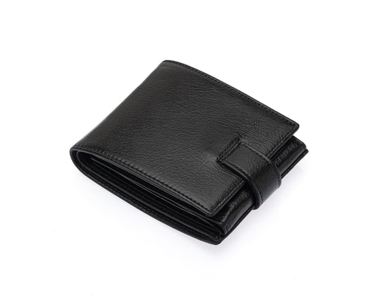 Portefeuille homme Westpolo Thomas en cuir véritable avec porte-cartes, compartiments pour pièces et cartes (61P) 