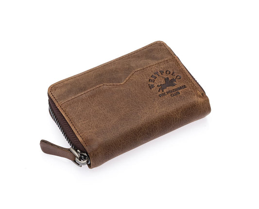 Westpolo Genuine Crazy Leather Men's Wallet (627C)