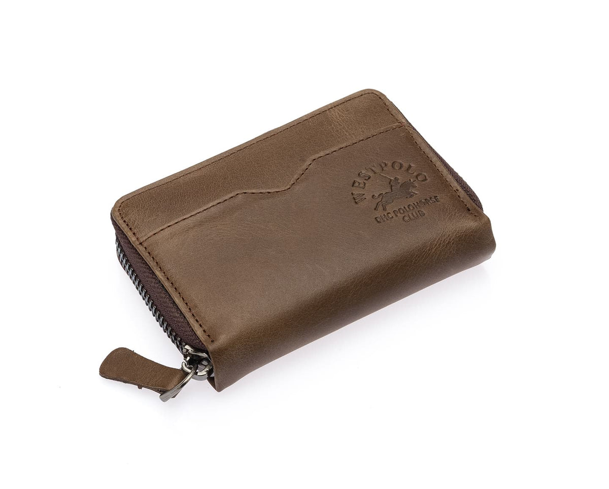 Portefeuille homme Westpolo en cuir Crazy véritable (627C)