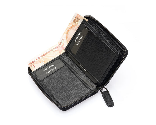 Westpolo Genuine Crazy Leather Unisex Wallet (1695C)