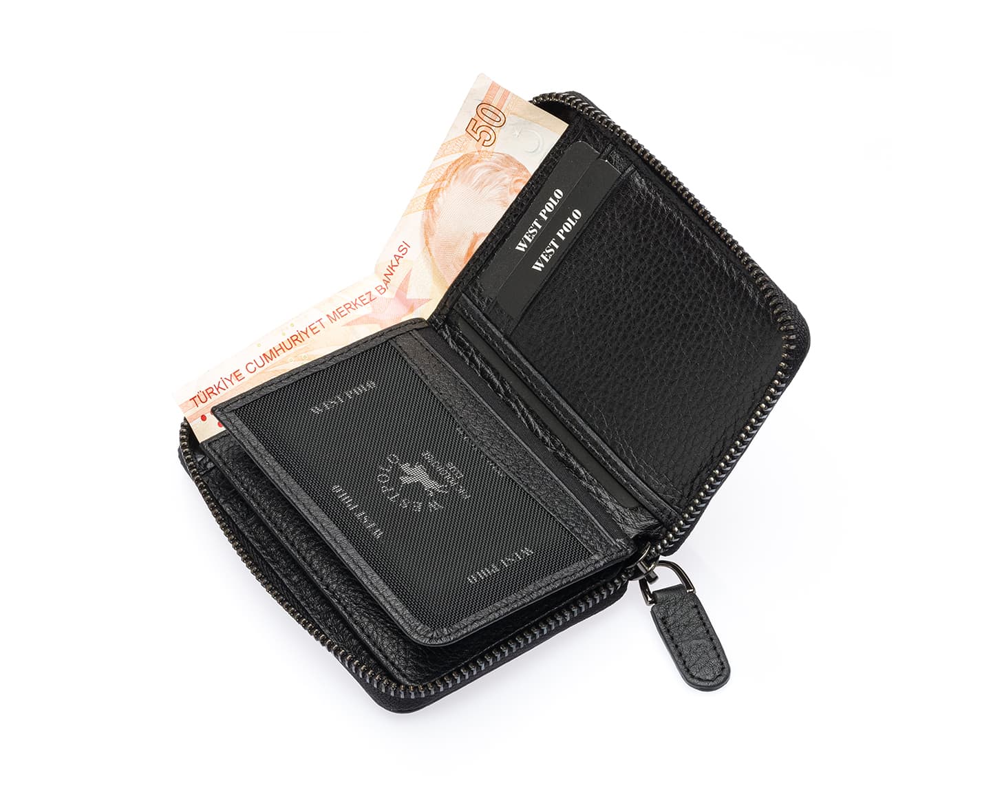 Westpolo Genuine Crazy Leather Unisex Wallet (1695C)