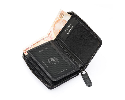 Westpolo Genuine Crazy Leather Unisex Wallet (1695C)