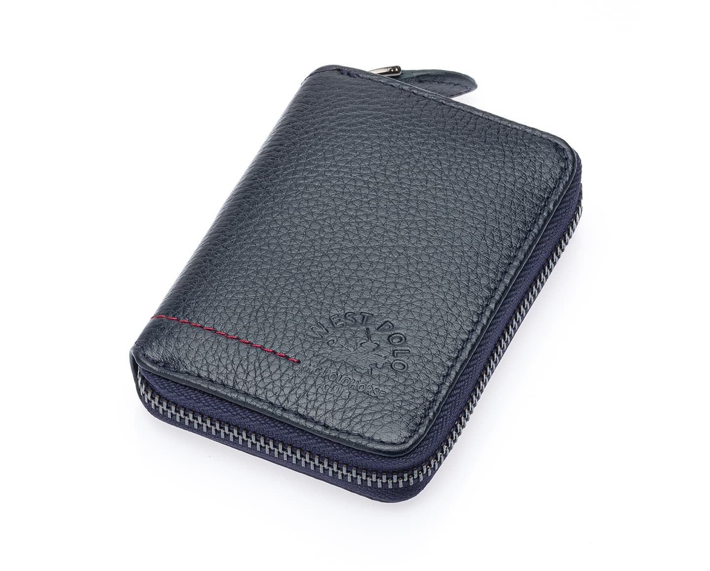 Westpolo Vega Big Card Holder Zippered Unisex Genuine Leather Wallet (1695)