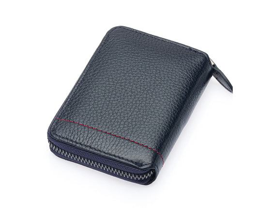 Westpolo Vega Big Card Holder Zippered Unisex Genuine Leather Wallet (1695)