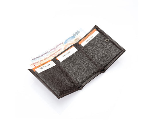 Portefeuille unisexe en cuir véritable Westpolo (2732)