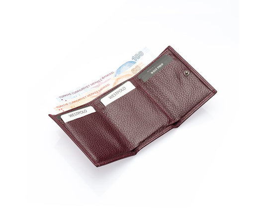 Portefeuille unisexe en cuir véritable Westpolo (2732)