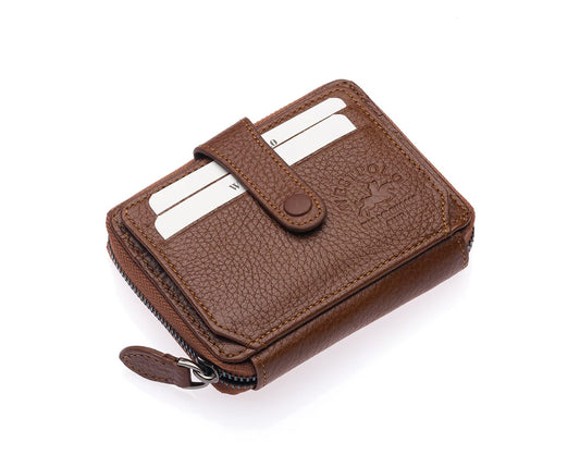 Westpolo Genuine Leather Unisex Cardholder Wallet (1595)