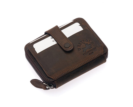 Westpolo Genuine Leather Unisex Cardholder Wallet (1595)