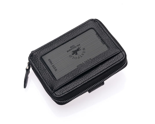 Westpolo Genuine Leather Unisex Cardholder Wallet (1595)
