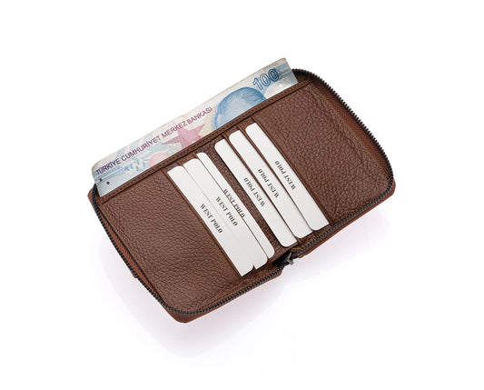 Westpolo Genuine Leather Unisex Cardholder Wallet (1595)
