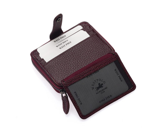 Westpolo Genuine Leather Unisex Cardholder Wallet (1595)