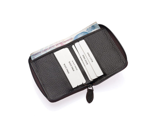 Westpolo Genuine Leather Unisex Cardholder Wallet (1595)