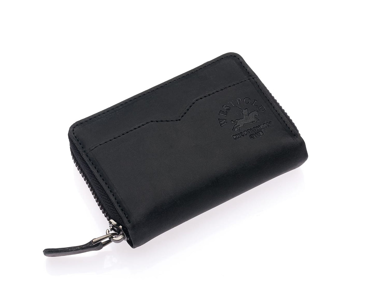 Portefeuille homme Westpolo en cuir Crazy véritable (627C)