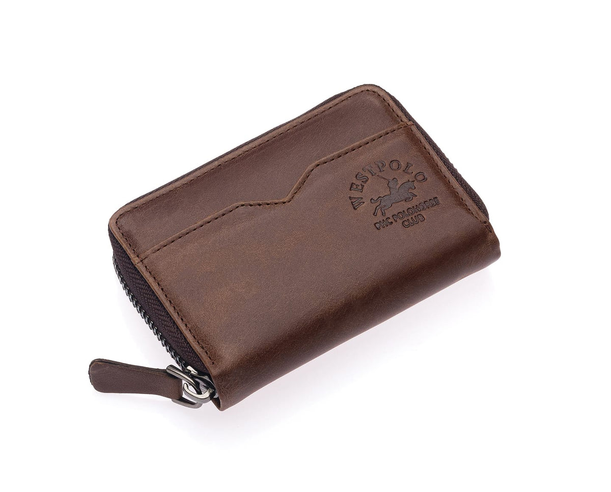 Portefeuille homme Westpolo en cuir Crazy véritable (627C)
