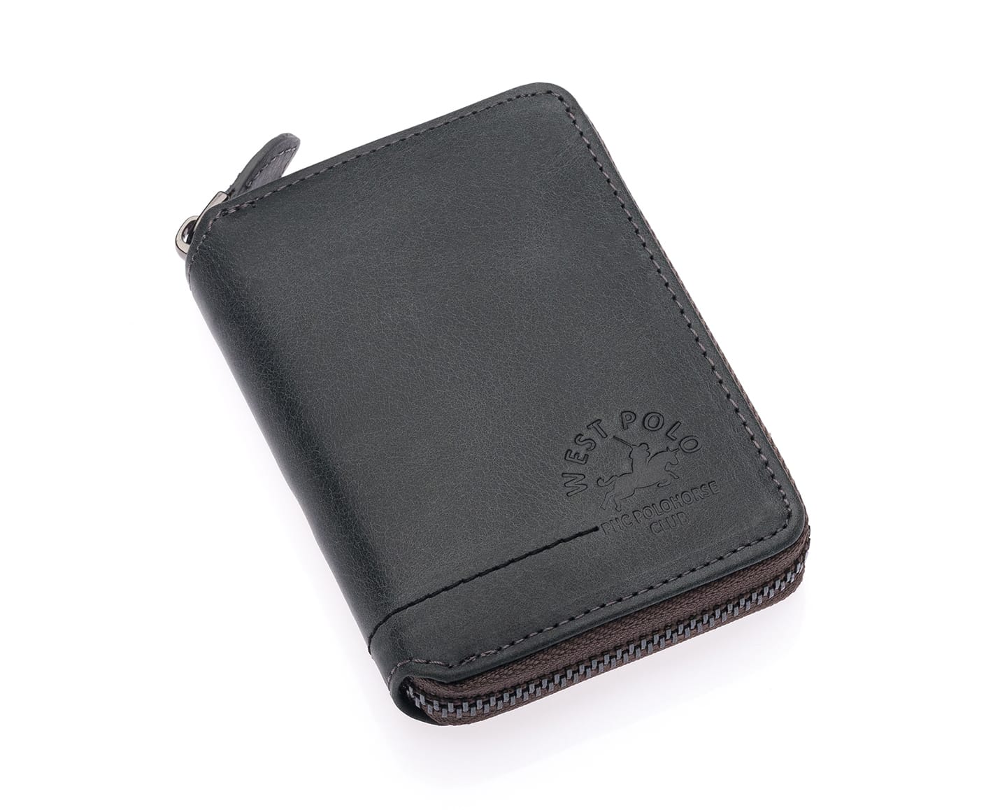 محفظة ويستبولو فيجا للجنسين من الجلد الطبيعي بسحاب (1695C) 