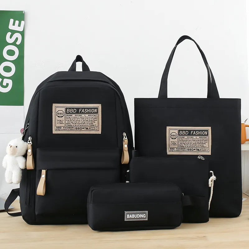 Women's Waterproof Nylon College Backpack (EGB057)