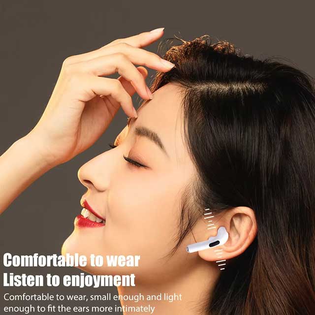 2024Pro 4 TWS Wireless Bluetooth Earbuds – Mini In-Ear Headphones Headset for iPhone, Android, PC & More