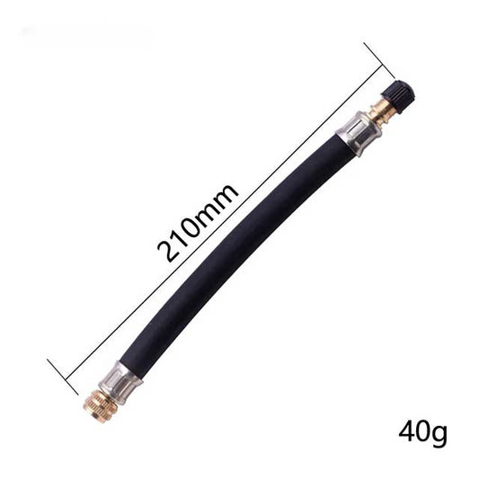 210mm Flexible Rubber Tire Valve Extension – Twin Wheel Adapter for Lorry, Van, Bus, Car & Bike | Easy Air Inflation Accessory