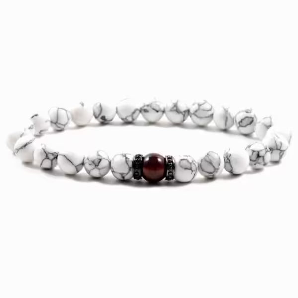 Bracelet de perles en œil de tigre (24 variantes) pour hommes et femmes (EGBT089) 
