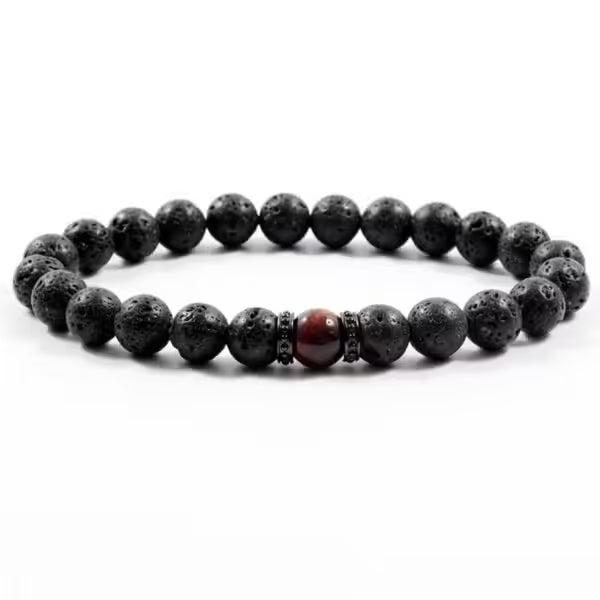 Bracelet de perles en œil de tigre (24 variantes) pour hommes et femmes (EGBT089) 