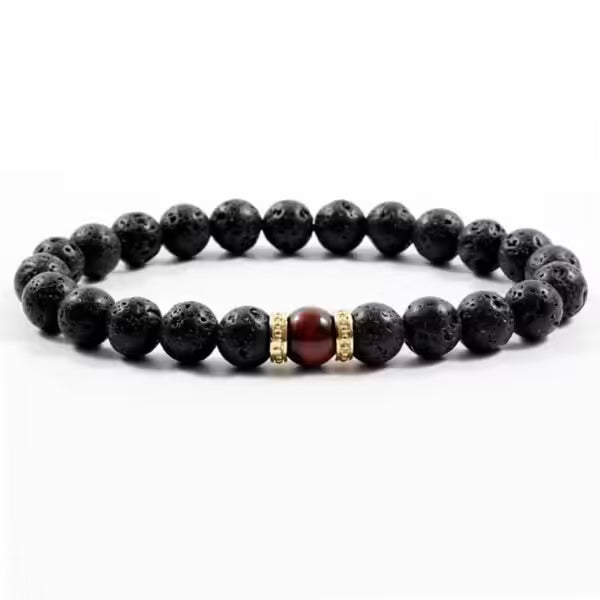 Bracelet de perles en œil de tigre (24 variantes) pour hommes et femmes (EGBT089) 