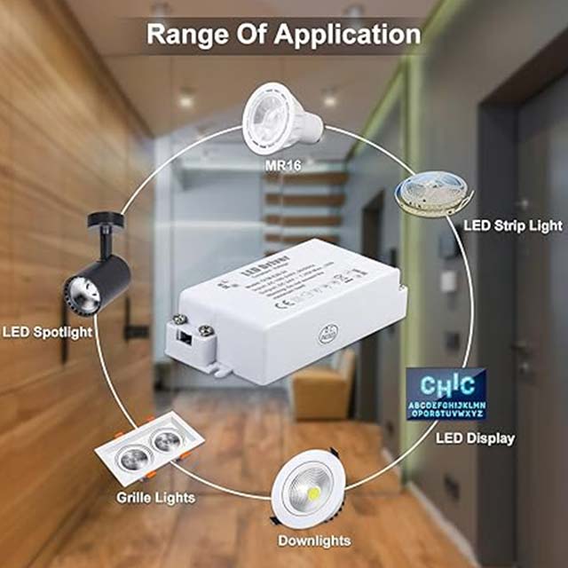 24V LED Driver 30W Power Supply - 1.25A AC to DC Transformer, Constant Voltage Switching PSU Adapter for LED Light Strips, MR11 GU5.3 LED Bulbs, Low Voltage LED Transformers