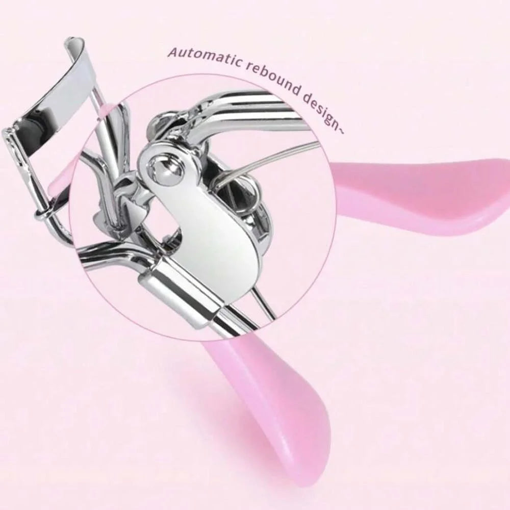 Recourbe-cils professionnel avec poignée ergonomique en caoutchouc – Courbe naturelle durable pour les cils