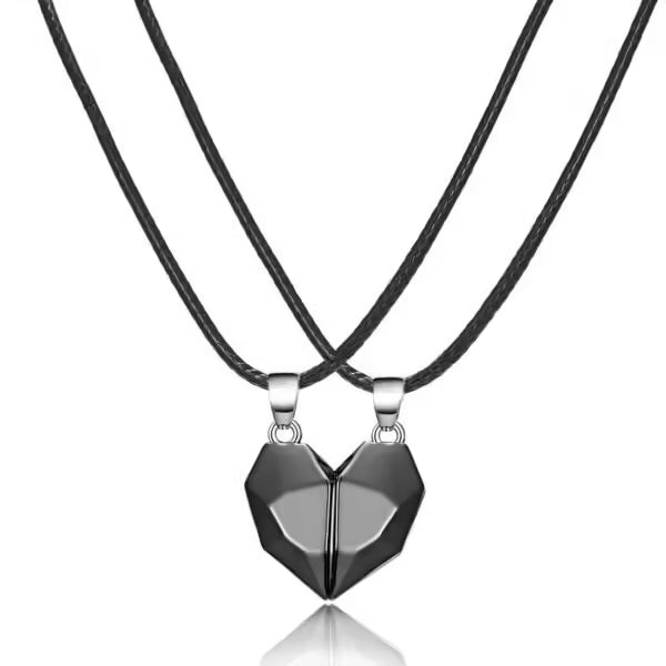 Collier magnétique en forme de cœur pour couple (2 pièces) (EGN128)